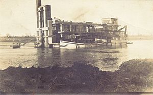 Grasse River Massena dredging 1925