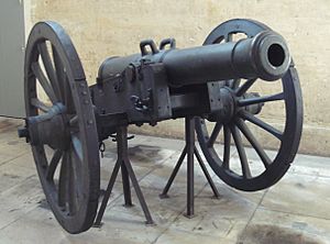 Gribeauval cannon de 12 An 2 de la Republique