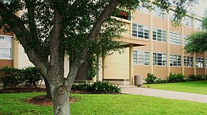 Houston Lee High Campus Front View