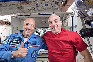 ISS-36 Luca Parmitano and Chris Cassidy