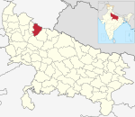 India Uttar Pradesh districts 2012 Rampur.svg