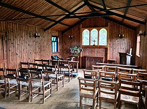 Interior of St Catherine-by-the-Sea, Holworth, Dorset