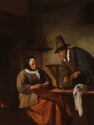 Jan Steen - 'The Caudle Makers' - 920 - Mauritshuis