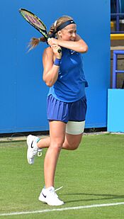 Jelena Ostapenko at the 2016 Aegon International