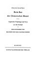 Kafka Beim Bau der Chinesischen Mauer 003
