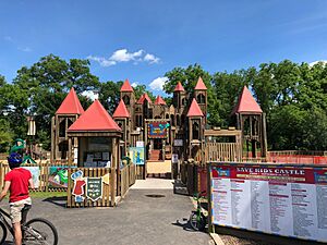 Kid's Castle in Doylestown Central Park