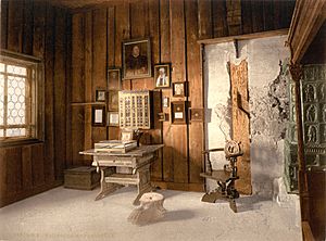Luther's study, Wartburg, Thuringia, Germany-LCCN2002720777