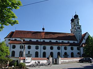 The parish church of Mariä Himmelfahrt at Niederschönenfeld