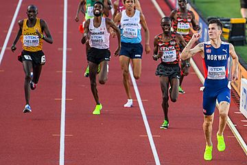 Men's 5000m final at Oregon 2022