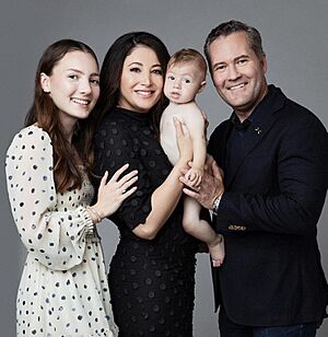 Michael Waltz and Julia Nesheiwat with their family