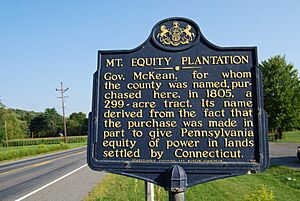 Mt Equity Plantation marker