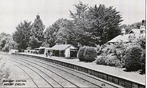 Mt Evelyn railway station ~1920