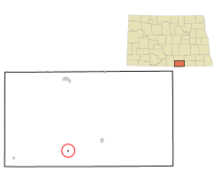 Location of Venturia, North Dakota