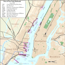 New York City Railroads ca 1900