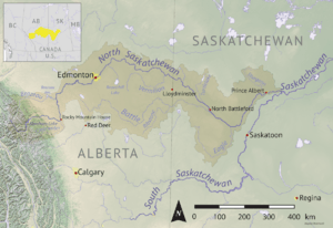 North Saskatchewan basin map.png