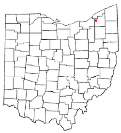 Location of Chesterland, Ohio