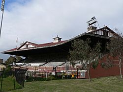 Old lake oval grandstand