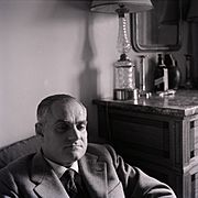 Alberto Moravia photographed by Paolo Monti (Fondo Paolo Monti, BEIC)