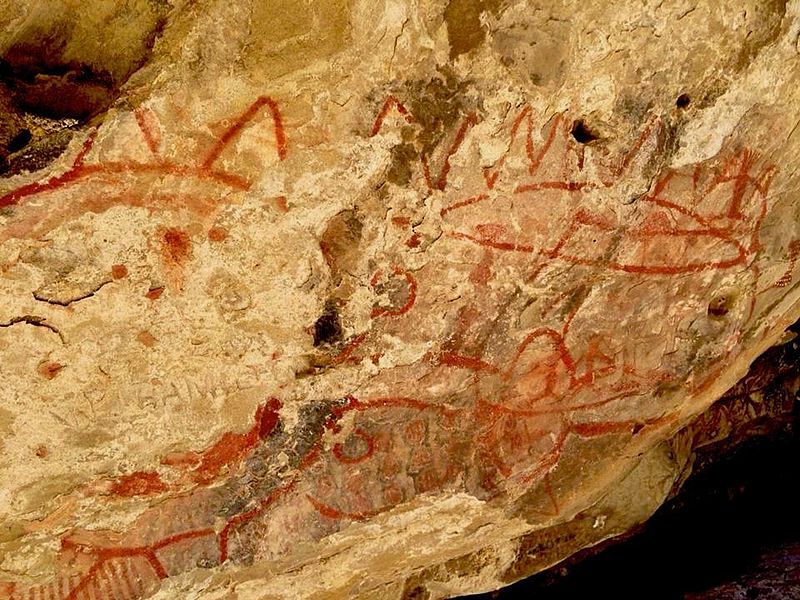 Pictographs at Painted Rock3