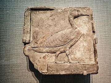 Plaque with standing goose Egypt Saite Dynasty 26 664-525 BCE (20005142866)