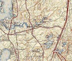 Pocasset River (Massachusetts) map