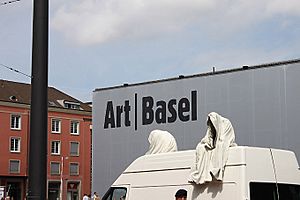 Public contemporary-artbasel-ghost-car-manfred-kielnhofer