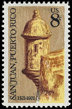 Puerto Rico 8c 1971 issue