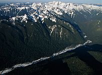 Queets River and The Valhallas