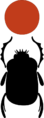 Ra-Khepri (solar disc and scarab beetle)