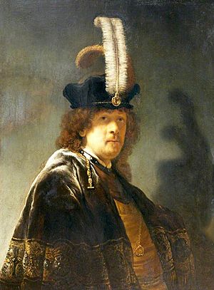 Rembrandt self-portrait 1635