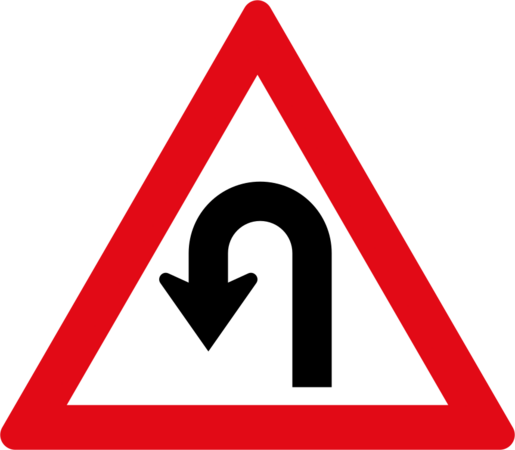 SADC road sign W207