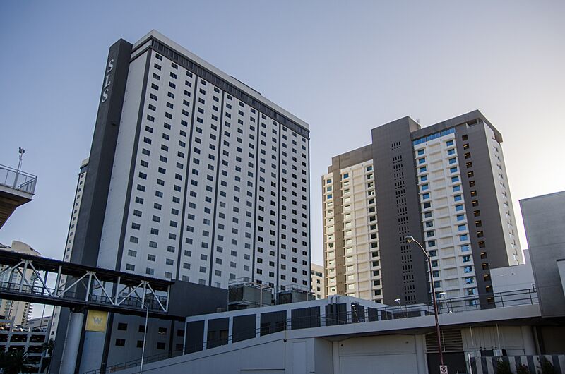 SLS Las Vegas hotel towers