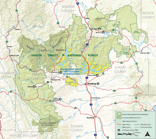 Shasta Trinity National Forest Map