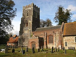 St Mary, Little Bentley, from south-east