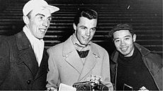 Stig Sollander, Tony Sailer and Chiharu Chick Igaya 1956
