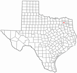 Location of Sulphur Springs, Texas
