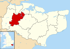 Tonbridge and Malling UK locator map