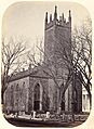 Trinity Church on the Green, New Haven, circa 1865 (photograph)