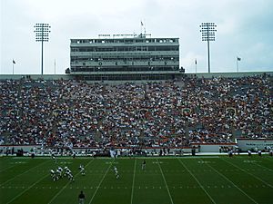 Virginia Tech Lane Stadium press box 2003