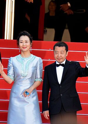 Zhao Tao and Jia Zhangke, 2018 (cropped)