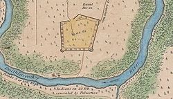 1836 Map of Camp Izard
