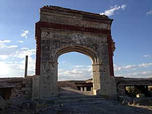 Ruins of Lincoln School, Metropolis, Nevada (2014)