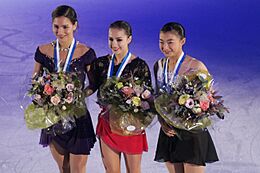 2018 Grand Prix of Helsinki Figure skating ladies singles medal ceremonies 2018-11-03 22-56-47