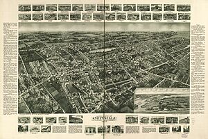Aero-view of Amityville, Suffolk County, Long Island, N.Y. 1925. LOC 75694744