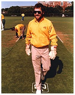 Allan Border (Cricketer) - At Victoria University Wellington - 1986 (16311670747)