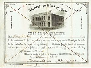 American Academy of Music 1856