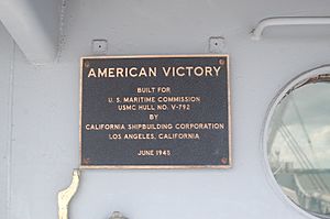 American Victory Name Plaque