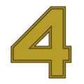 Award numeral 4