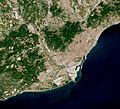 Barcelona by Sentinel-2, 2020-05-22