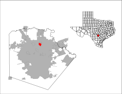 Location of Hill Country Village, Texas